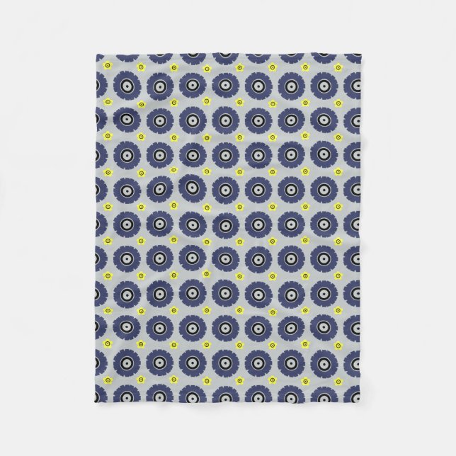 Benutzerdefinierte Sprocket Spring-Fleece Fleecedecke (Vorderseite)