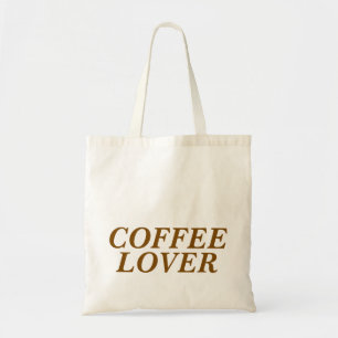 Benutzerdefinierte stilvolle moderne Kaffeeliebhab Tragetasche