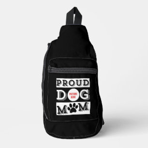 Benutzerdefinierte stolze Hundemutter Haustierlieb Crossbody Bag