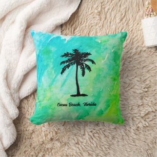 Benutzerdefinierte Strandpalme Nautical Kissen