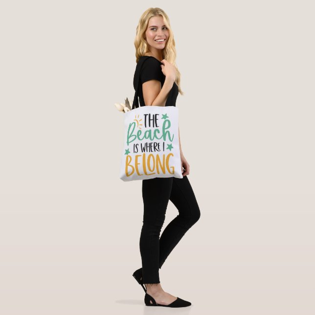 Benutzerdefinierte Strandtasche Tasche (Am Model)