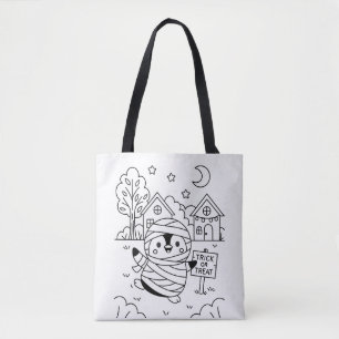Benutzerdefinierte süße Halloween-Malaktivität für Tasche