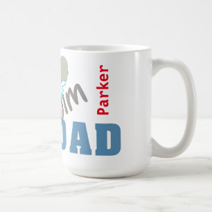 Benutzerdefinierte Swim-Vater-Tasse Kaffeetasse