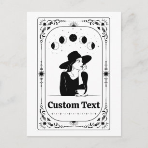 Benutzerdefinierte Tarot Astrologie Schicksal Magi Postkarte