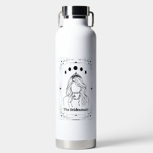 Benutzerdefinierte Tarot Brautjungfer Junggesellin Trinkflasche