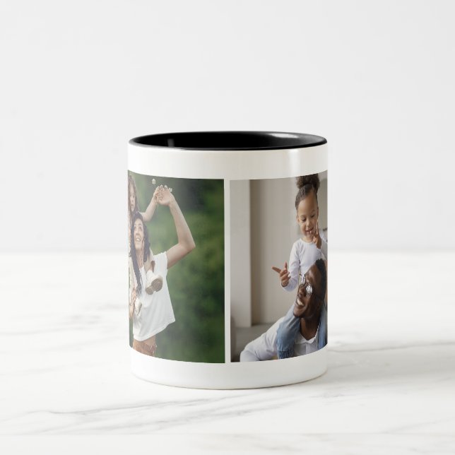Benutzerdefinierte Tasse 2 für FotoCollage (Mittel)