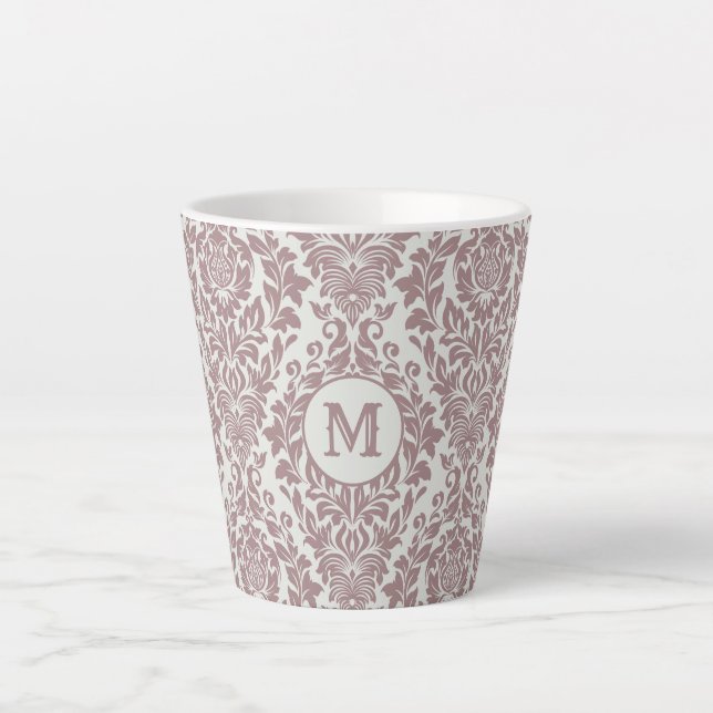 Benutzerdefinierte Tasse für das Damask-Muster (Vorderseite)