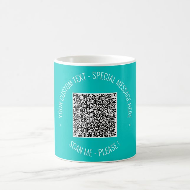 Benutzerdefinierte Tasse für den QR-Code (Mittel)