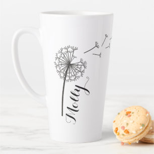 Benutzerdefinierte Tasse für die Latte-Blume