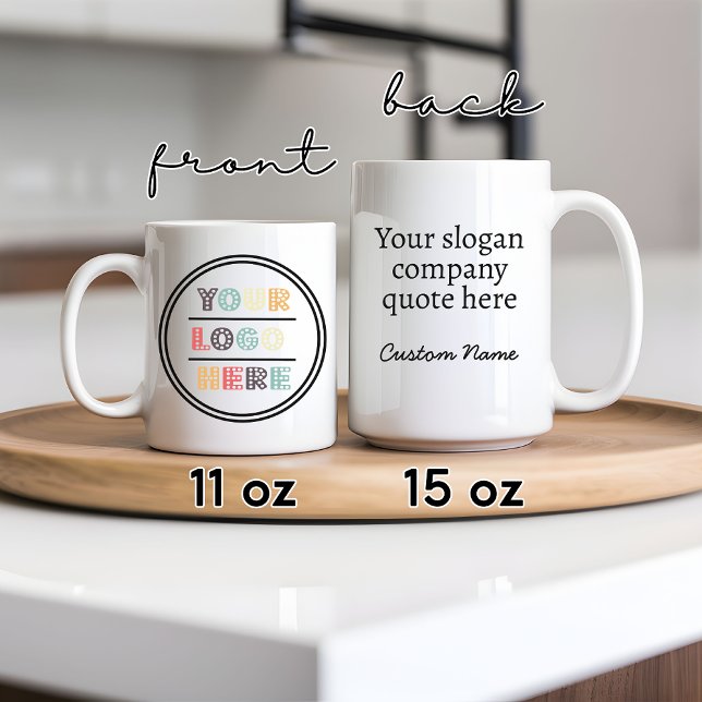 Benutzerdefinierte Tasse für Firmengeschenke und B (custom company logo mug, personalized logo mug, custom text mug, corporate gifts, employee gift)