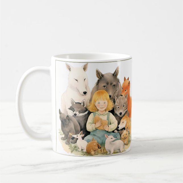 Benutzerdefinierte Tasse - Nur ein Mädchen, das Ti (Links)