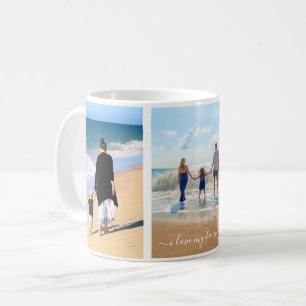 Benutzerdefinierte Tasse von FotoCollage Text - Ic