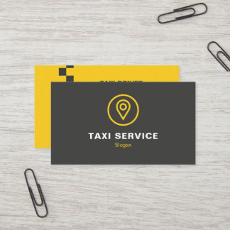 Benutzerdefinierte Taxi-/Uber-Visitenkarte Visitenkarte