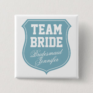 Benutzerdefinierte Team Braut Knöpfe für Junggesel Button