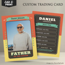Benutzerdefinierte Team Groom Cards Trauzeugen Kar
