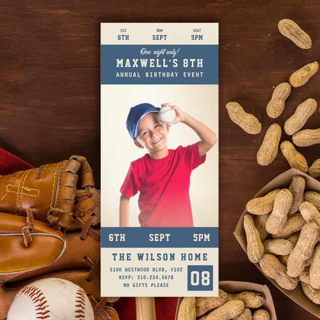 Benutzerdefinierte Teamfarben Sporting Event Ticke Einladung (Von Creator hochgeladen)