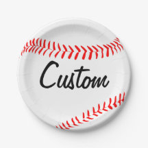 Benutzerdefinierte Teamname/Text-Baseball-Party-Pa