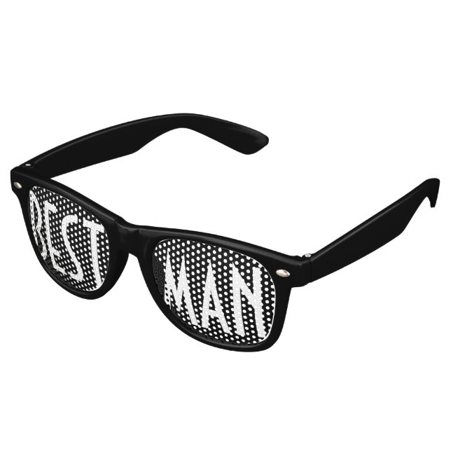 Benutzerdefinierte Text-, Bild- und Hintergrundfar Sonnenbrille (Schrägansicht)