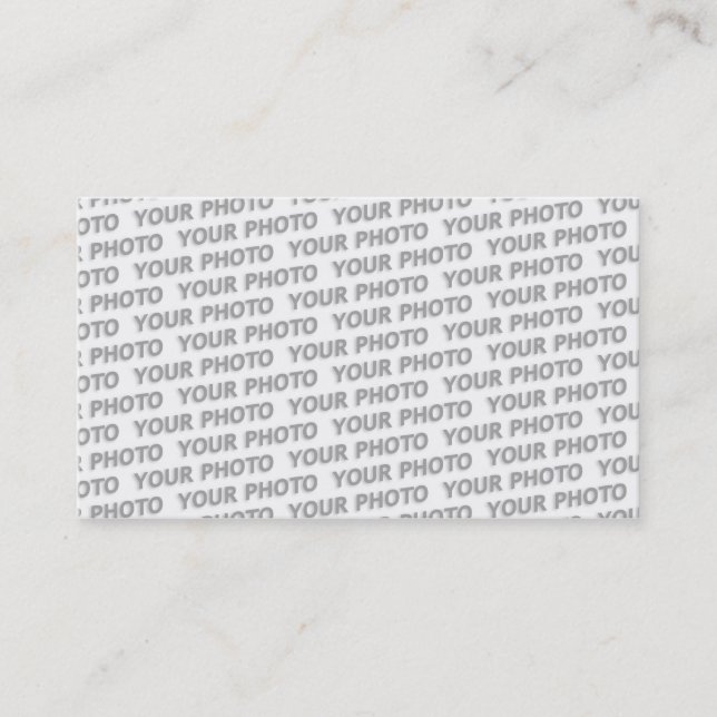 Benutzerdefinierte Text-, Bild- und Hintergrundfar Visitenkarte (Vorderseite)