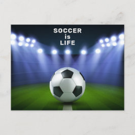 Benutzerdefinierte Text Fußball-Stadion-Postkarte Postkarte
