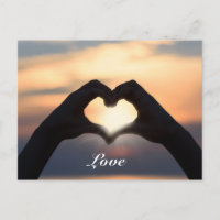 Benutzerdefinierte Text-Liebe Hands Herzform Twili