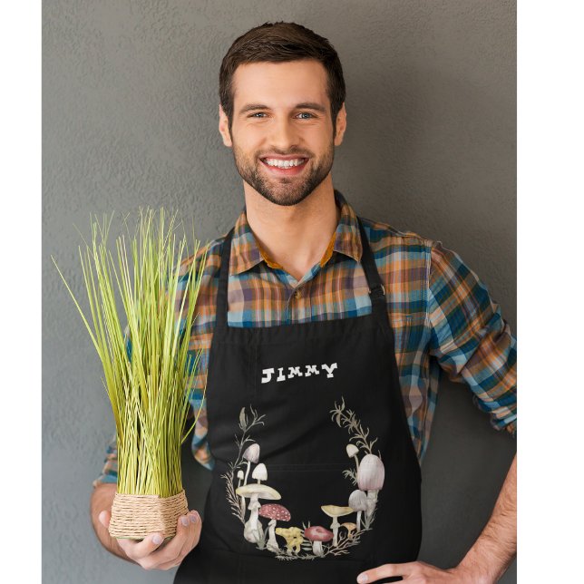 Benutzerdefinierte Text-Mushroom-Lover-Schürze Schürze (Von Creator hochgeladen)