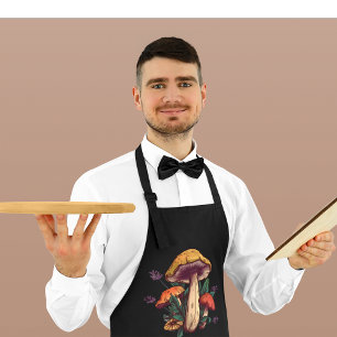 Benutzerdefinierte Text-Mushroom-Lover-Schürze Schürze