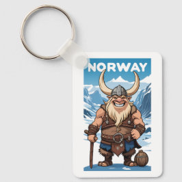 Benutzerdefinierte Text-Norwegische Trolle Schlüsselanhänger