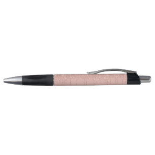 Benutzerdefinierte Text-Rose Gold Blush Glitzer Pe Kugelschreiber
