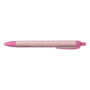 Benutzerdefinierte Text-Rose Gold Blush Glitzer Sp Kugelschreiber