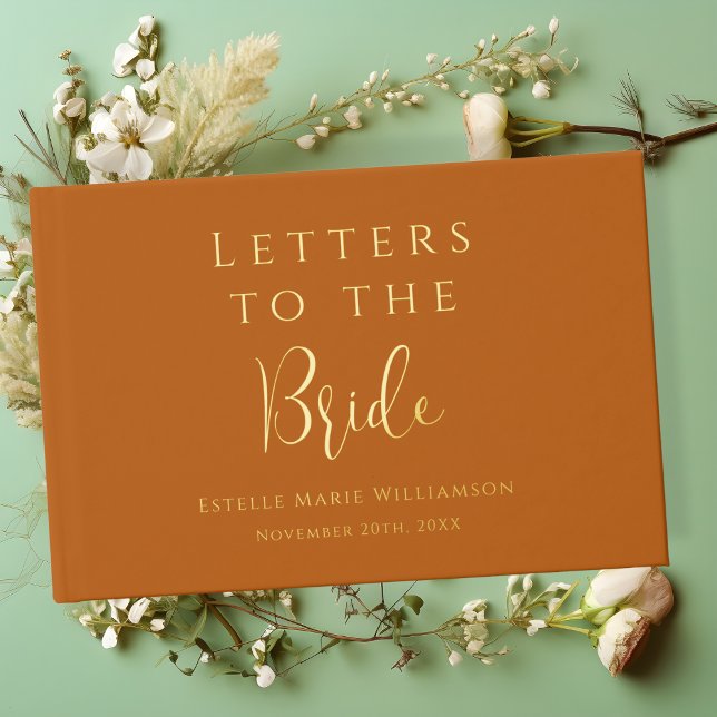 Benutzerdefinierte Text Terracotta Buchstaben an d Gästebuch (Von Creator hochgeladen)