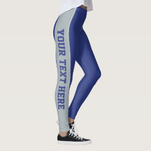 Benutzerdefinierte Text- und farbliche Leggings