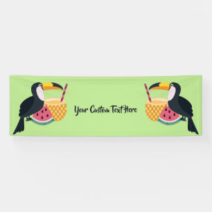 Benutzerdefinierte Text- und Farbtupfer-Illustrati Banner