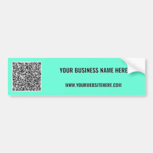 Benutzerdefinierte Text- und QR-Code-Aufklebervorl Autoaufkleber