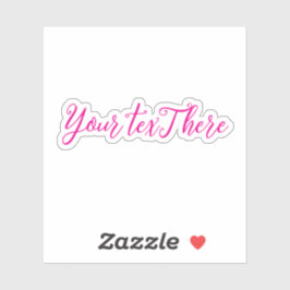 Benutzerdefinierte Text-Vinyl-Decals - Erstellen S Aufkleber