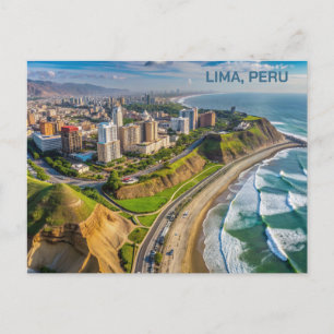 Benutzerdefinierte Textbegrenzung, Peru Postkarte