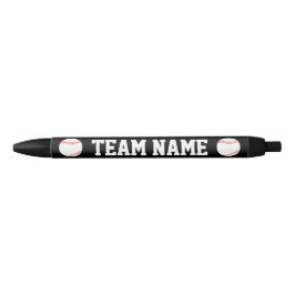 Benutzerdefinierte Textrahmen für Baseball-Team Kugelschreiber