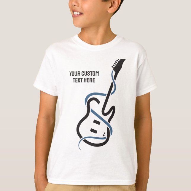 Benutzerdefinierte Textsymbole T-Shirt (Vorderseite)