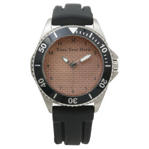 Benutzerdefinierte Textüberwachung mit Brillenwand Armbanduhr