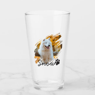 Benutzerdefinierte Tier-Foto- und Namens-Tasse im  Glas
