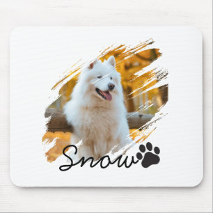 Benutzerdefinierte Tier-Foto- und Namens-Tasse mit Mousepad