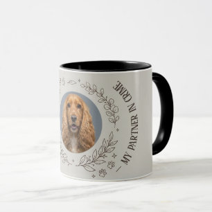 Benutzerdefinierte Tierfoto-Kunst Gold Eleganter R Tasse