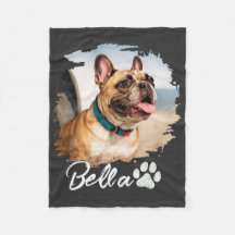Benutzerdefinierte Tierfoto- und Namens-Typografie