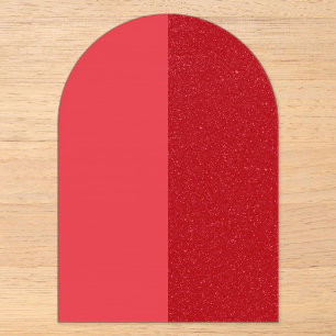 Benutzerdefinierte Tomatenrote Acryl-Einladung Acryleinladungen