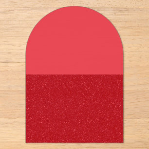 Benutzerdefinierte Tomatenrote Block-Akryl-Einladu Acryleinladungen