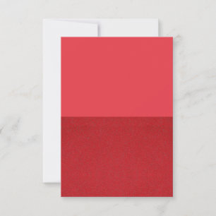 Benutzerdefinierte Tomatenrote RSVP-Karte – halb s RSVP Karte