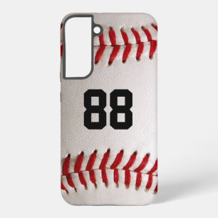 Benutzerdefinierte Trikotnummer Baseballspieler De Samsung Galaxy Hülle