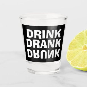Benutzerdefinierte Trinkglas Getrunken Betrunken P Schnapsglas