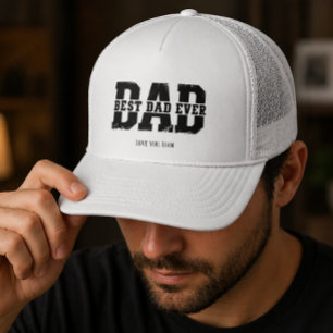 Benutzerdefinierte Trucker-Mütze 'Bester Vater all Truckerkappe