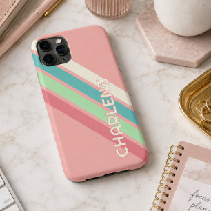Benutzerdefinierte Türkisblaue Aqua-Koralle Limett iPhone 16 Pro Max Hülle